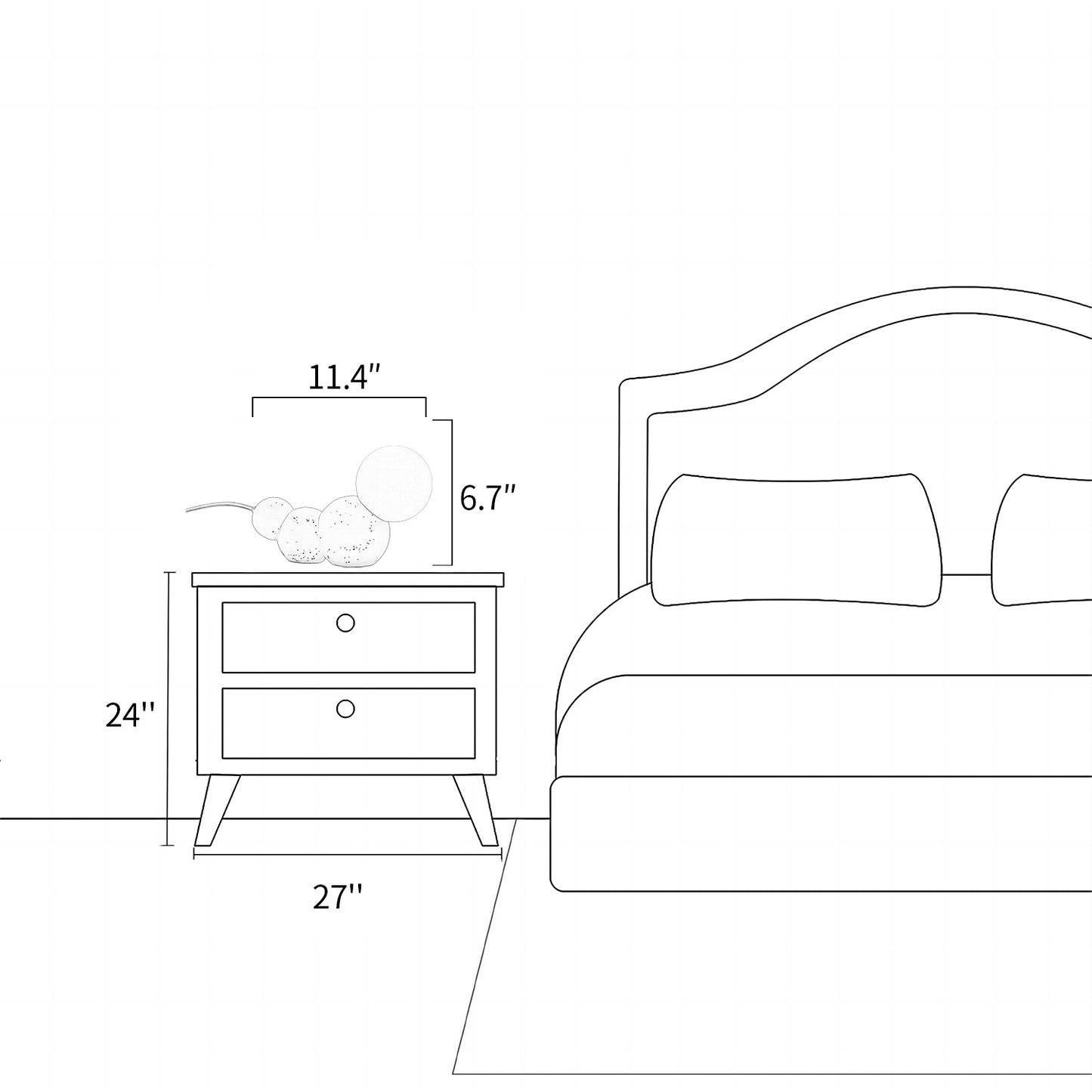 Caterpillar Resin Table Lamp