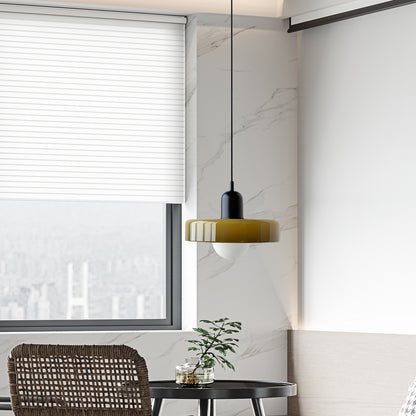 Ceramic Disc Pendant Lamp