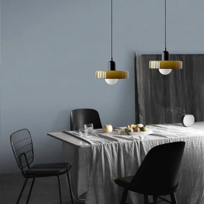 Ceramic Disc Pendant Lamp