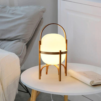 Cestita Wood Table Lamp