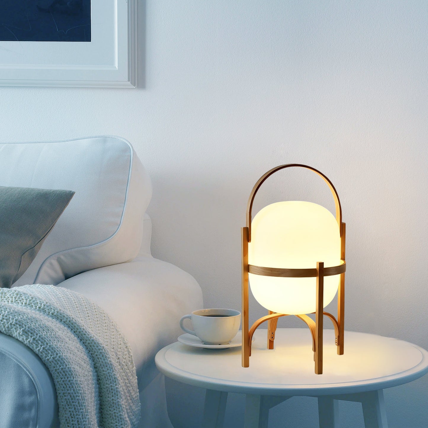 Cestita Wood Table Lamp
