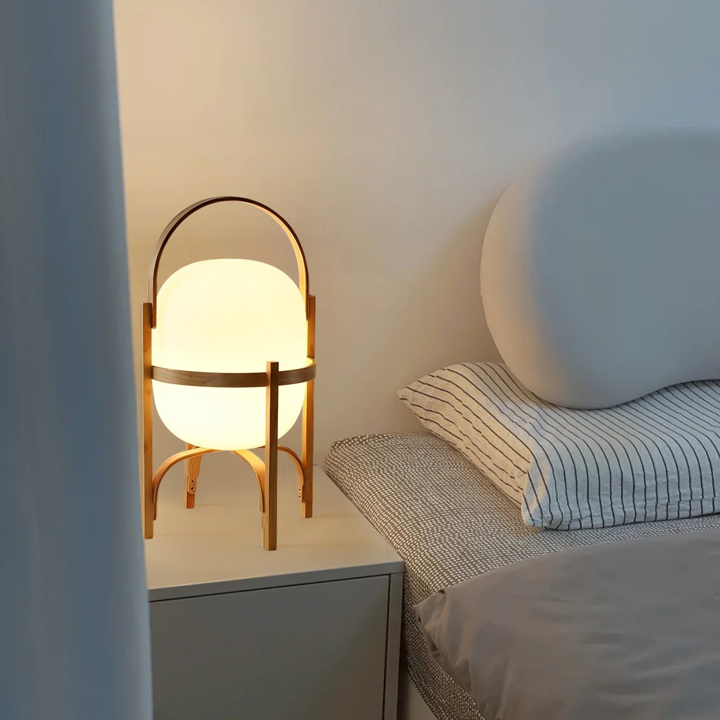 Cestita Wood Table Lamp