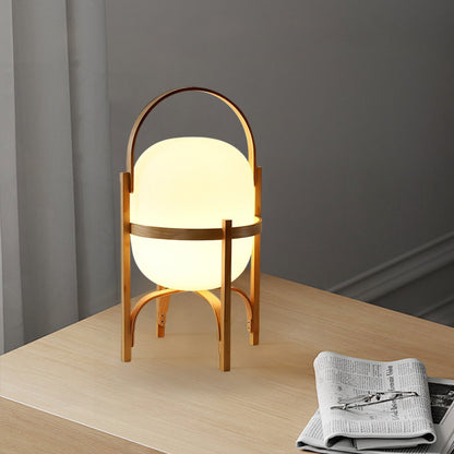 Cestita Wood Table Lamp