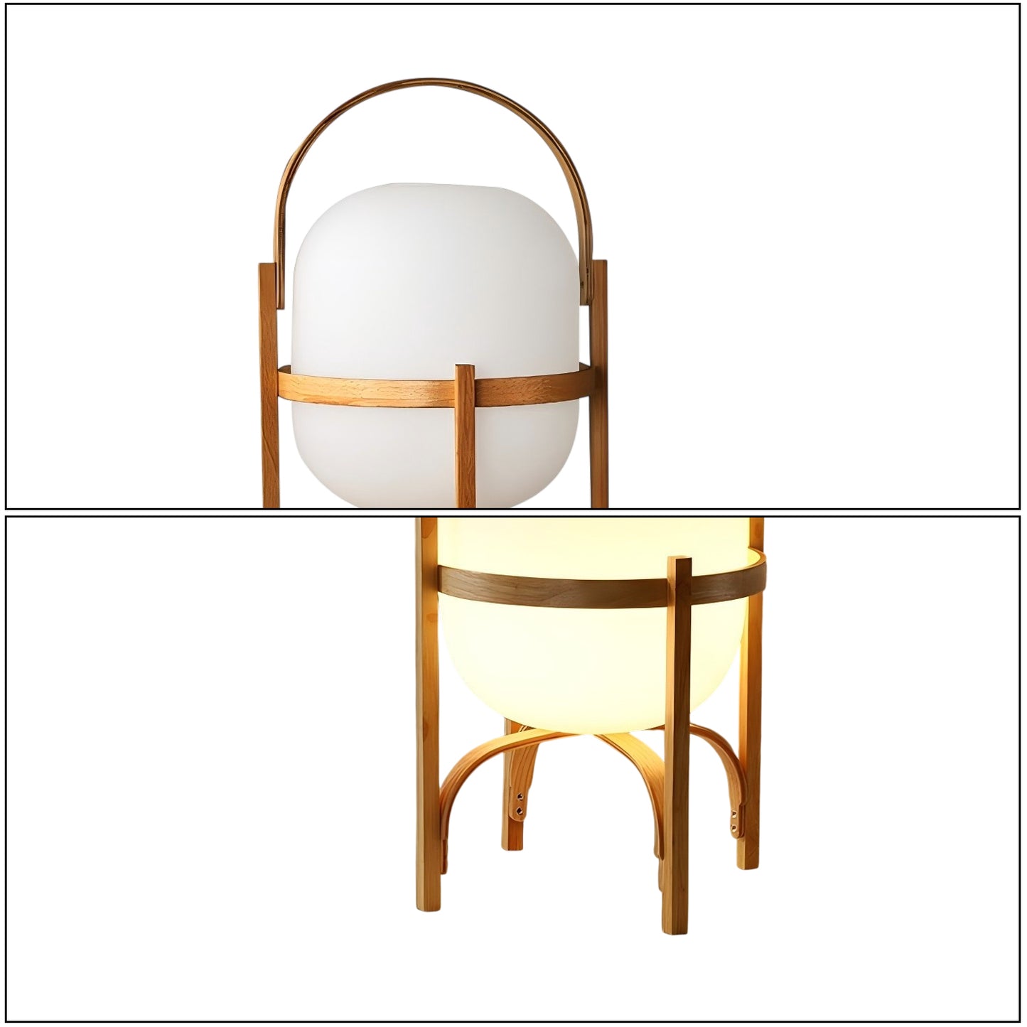 Cestita Wood Table Lamp