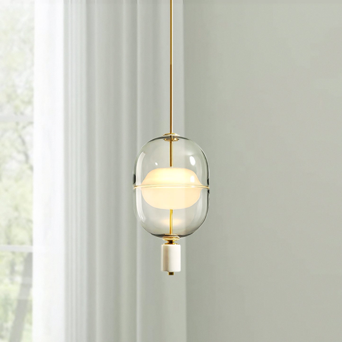 Chaplin Glass Pendant Light