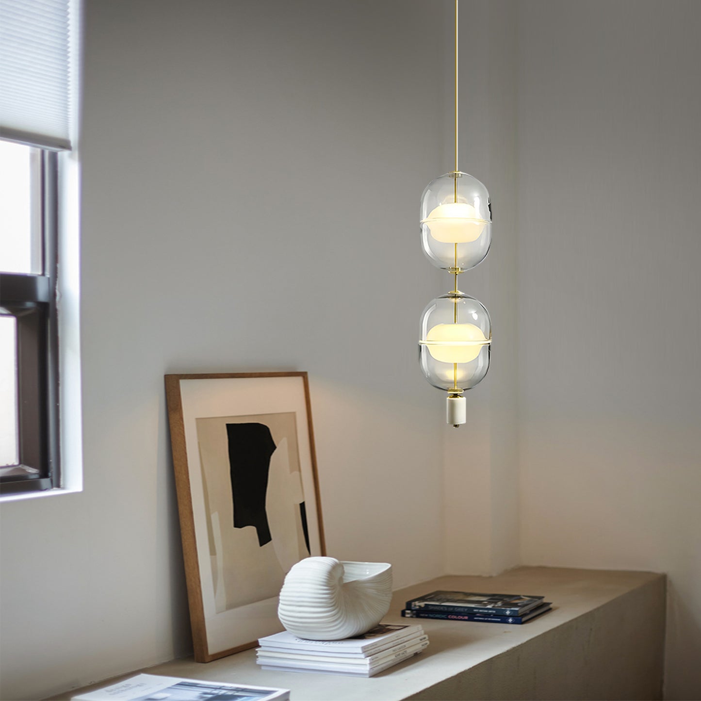 Chaplin Glass Pendant Light