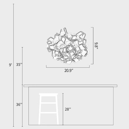Clizia Petal Ceiling Lamp