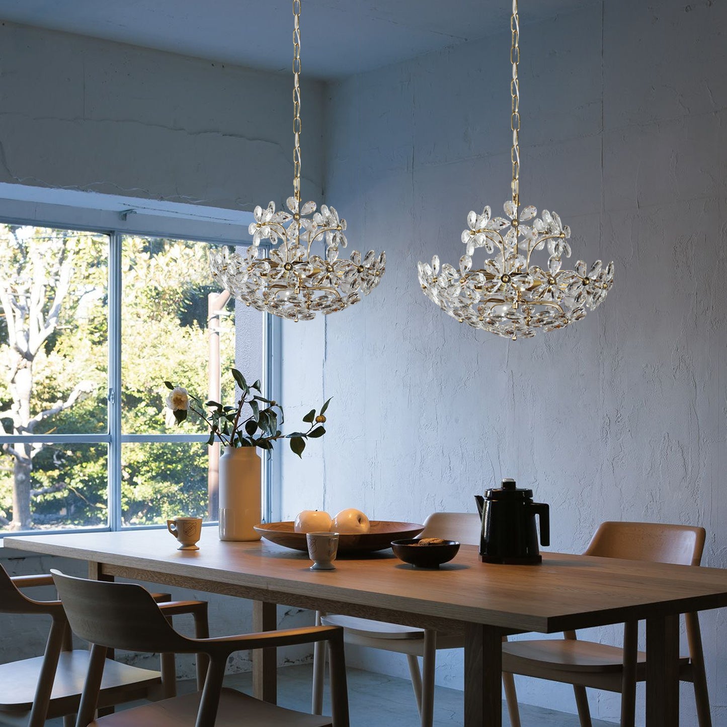 Crystal Flower Chandelier