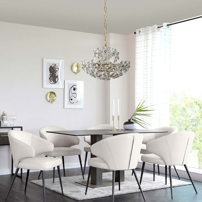 Crystal Flower Chandelier