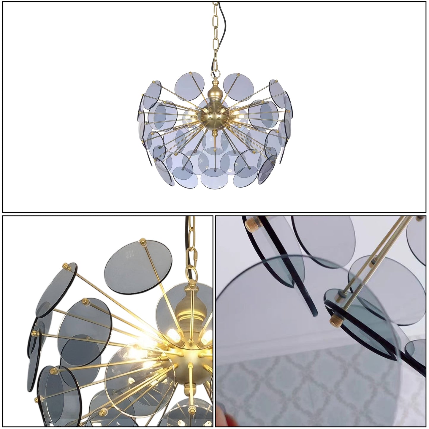 Dandelion Glass Chandelier