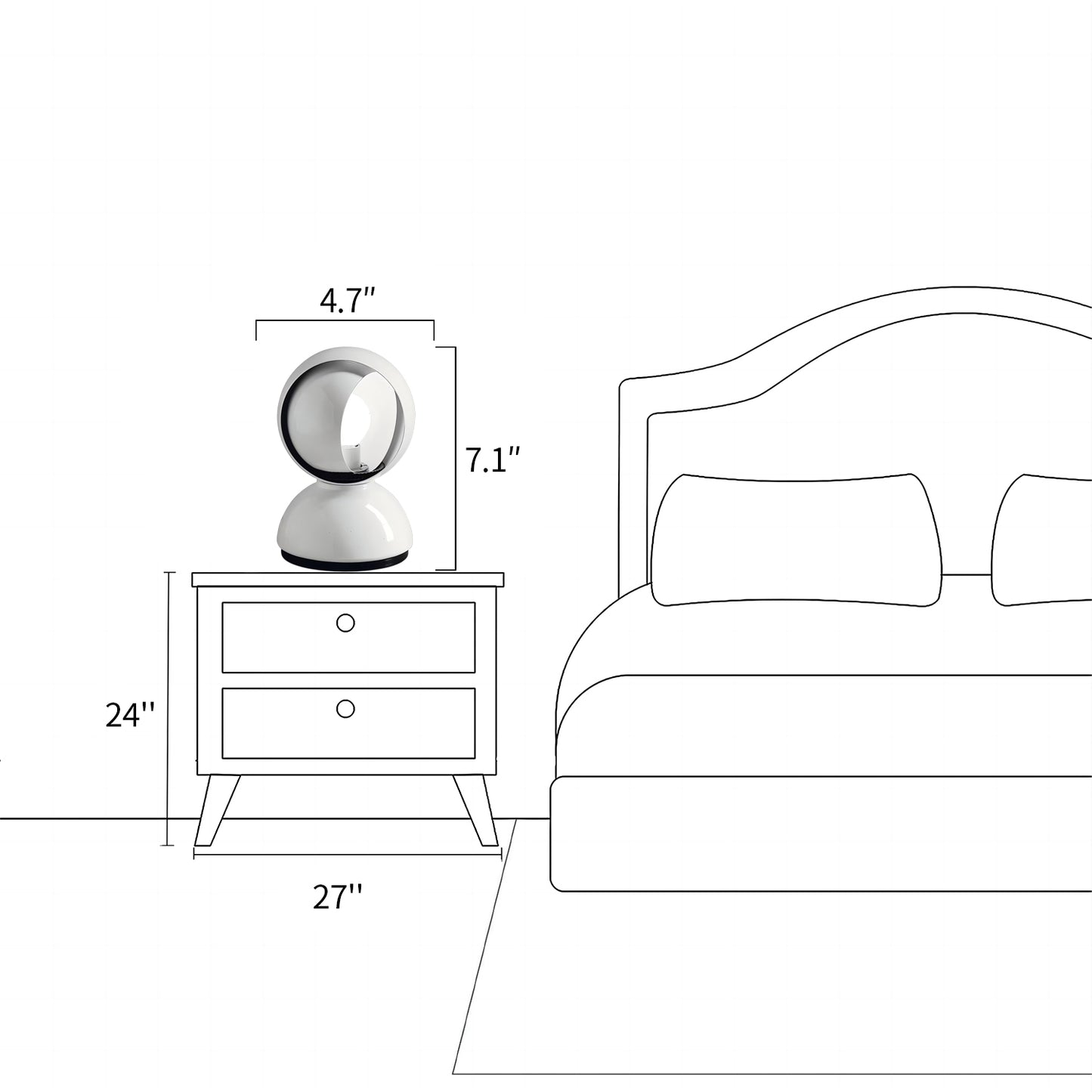Eclisse T Table Lamp