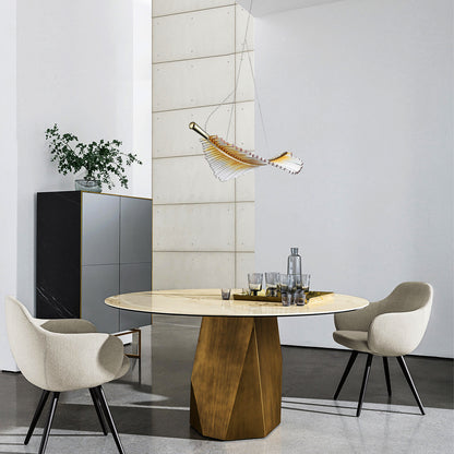 Feather Leaf Pendant Light