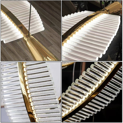 Feather Leaf Pendant Light