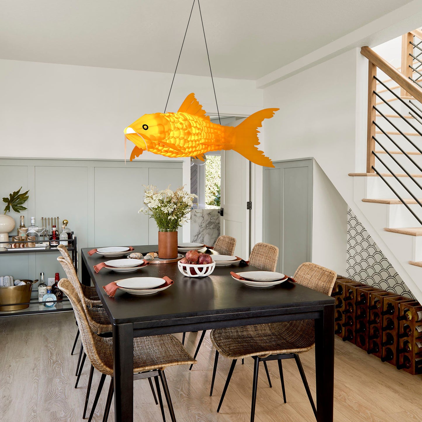 Fish Shape Pendant Light