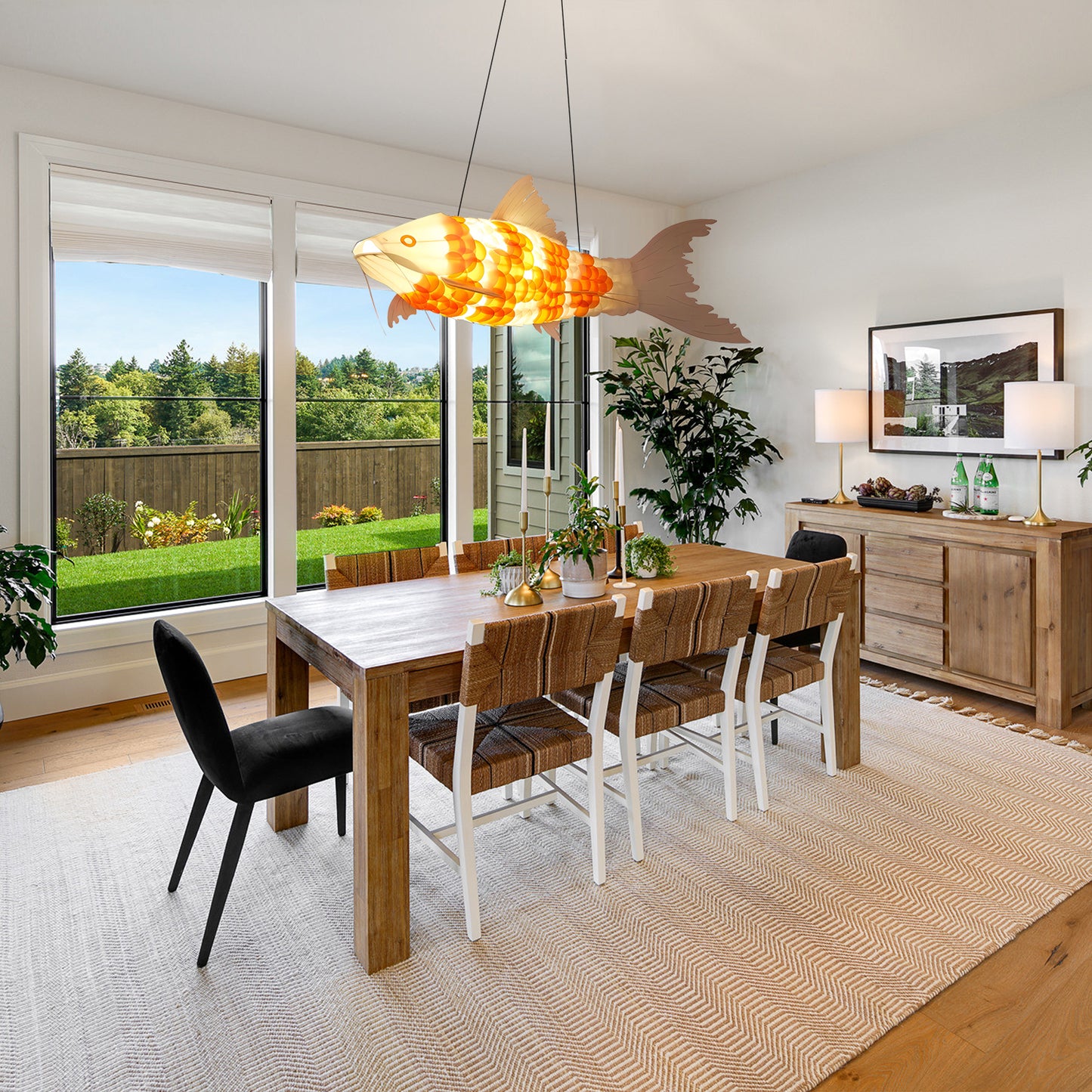 Fish Shape Pendant Light