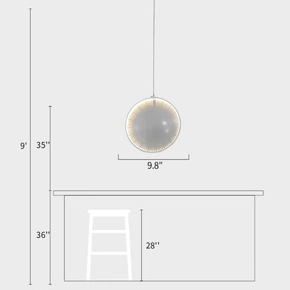 Focus Glass Pendant Light