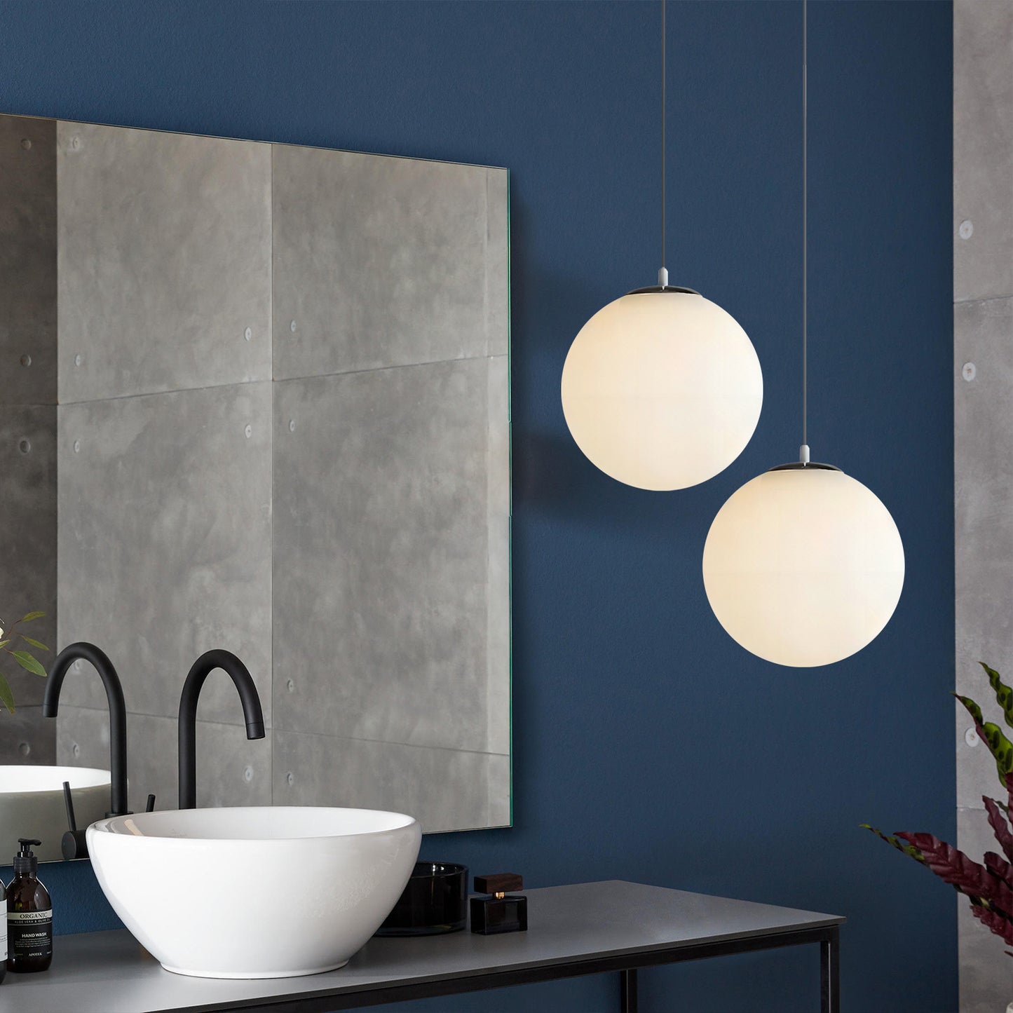 Frosted Globe Pendant