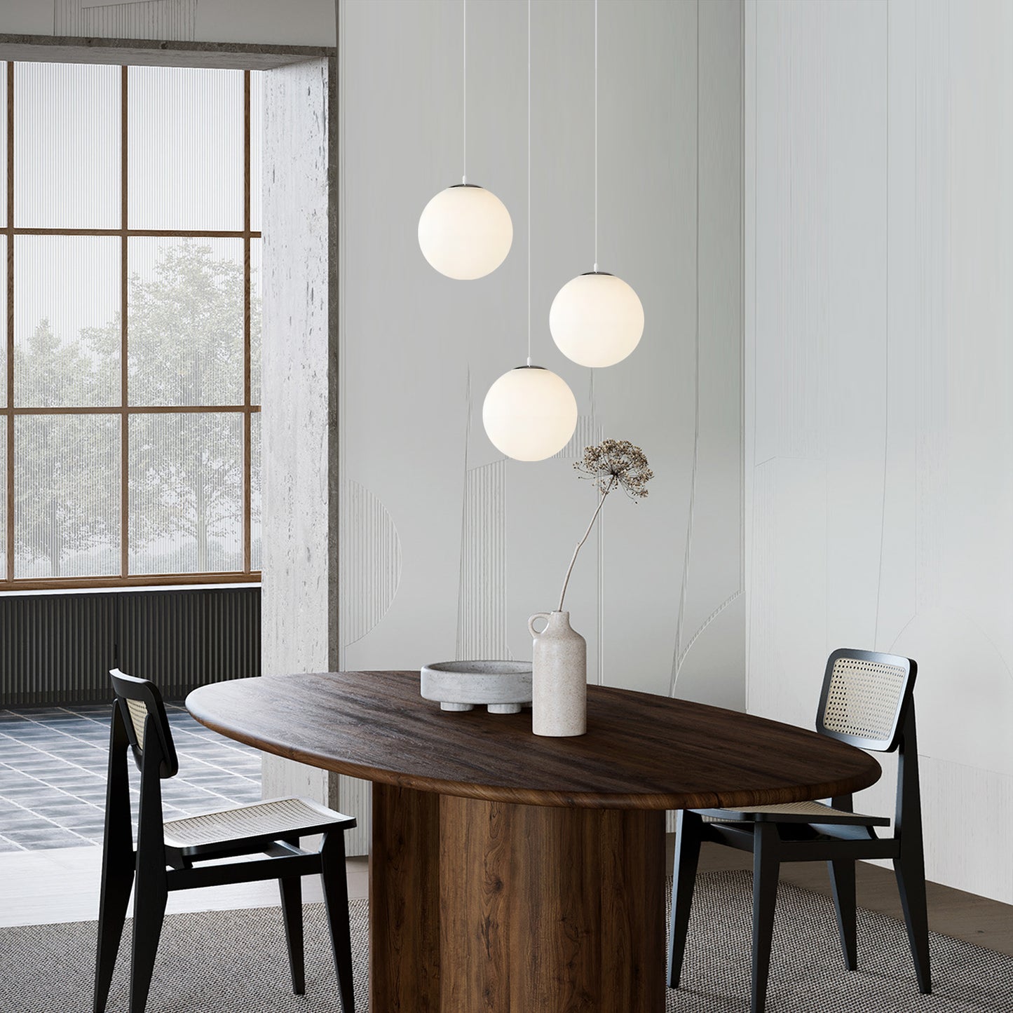 Frosted Globe Pendant