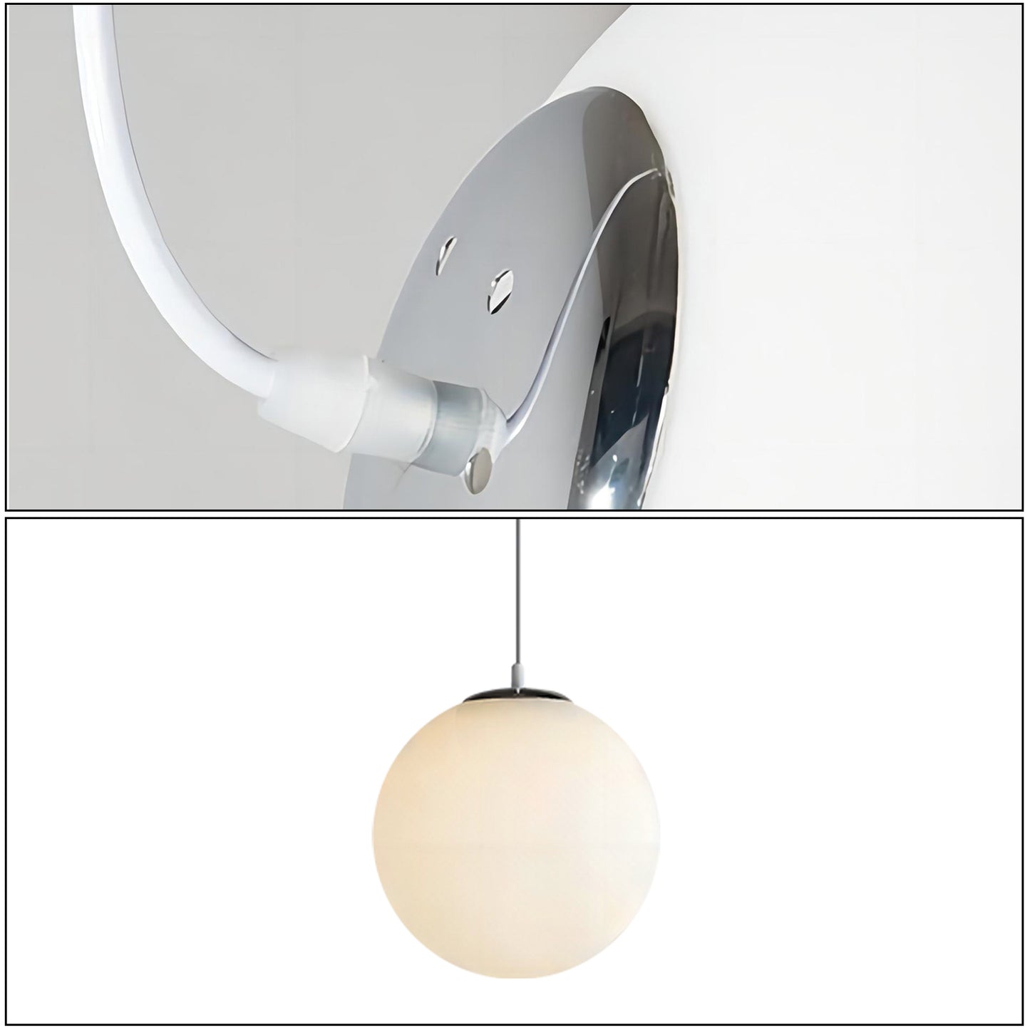 Frosted Globe Pendant