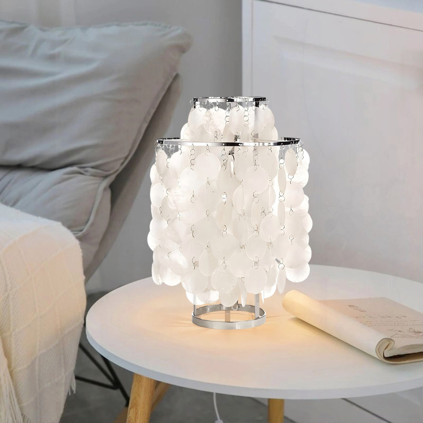Fun Capiz Table Lamp