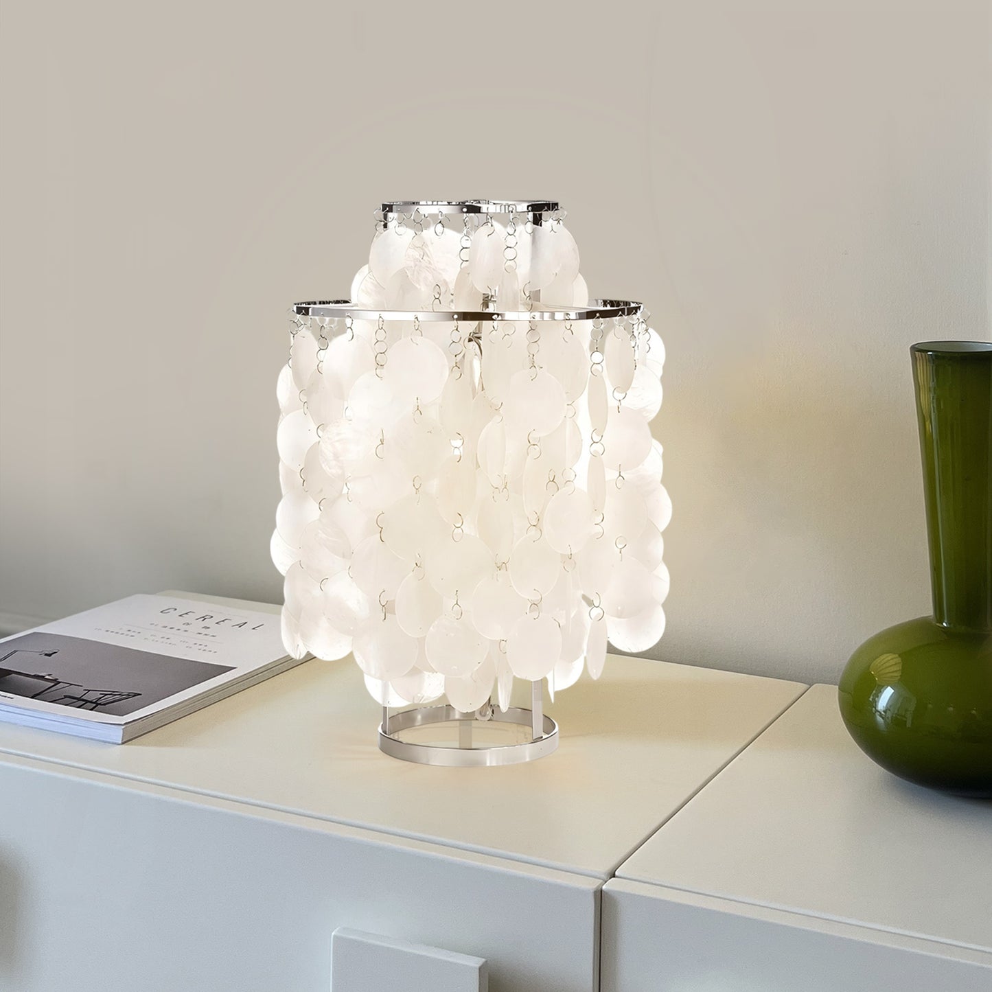 Fun Capiz Table Lamp