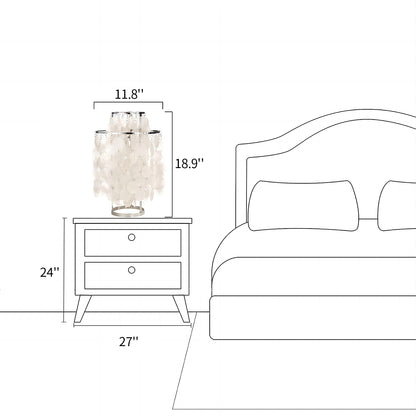 Fun Capiz Table Lamp