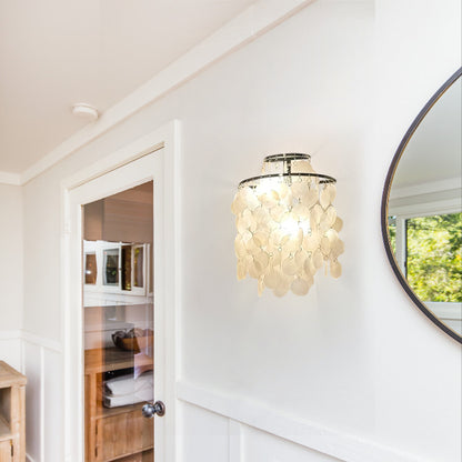 Fun Capiz Wall Lamp