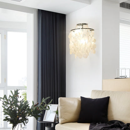 Fun Capiz Wall Lamp