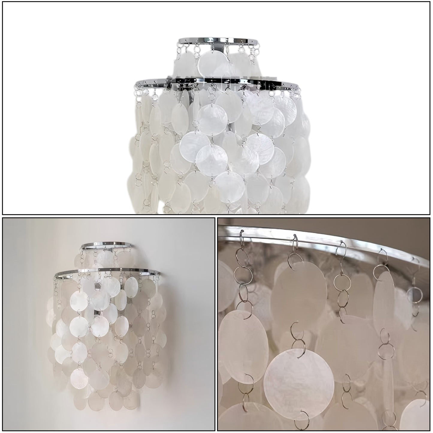 Fun Capiz Wall Lamp