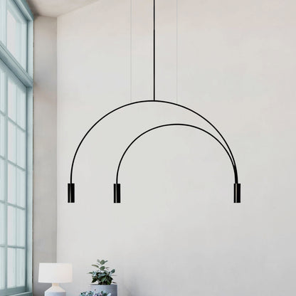 Geometric Line Pendant Light