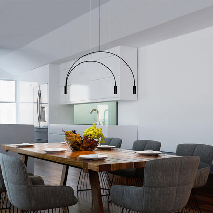 Geometric Line Pendant Light