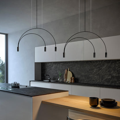 Geometric Line Pendant Light