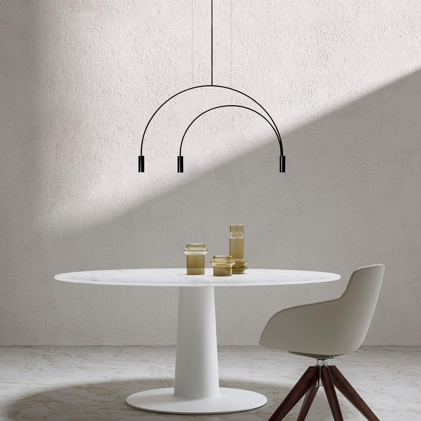Geometric Line Pendant Light