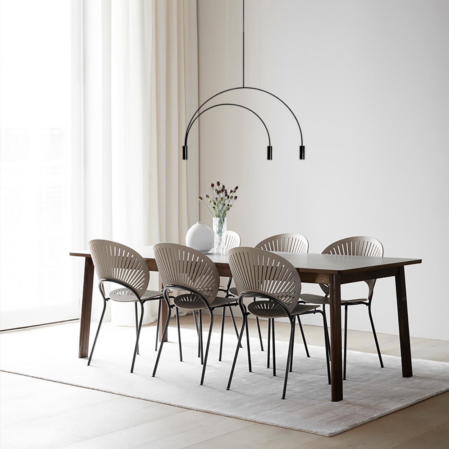 Geometric Line Pendant Light