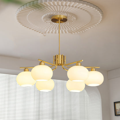 Gino Persimmon Chandelier