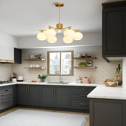 Gino Persimmon Chandelier