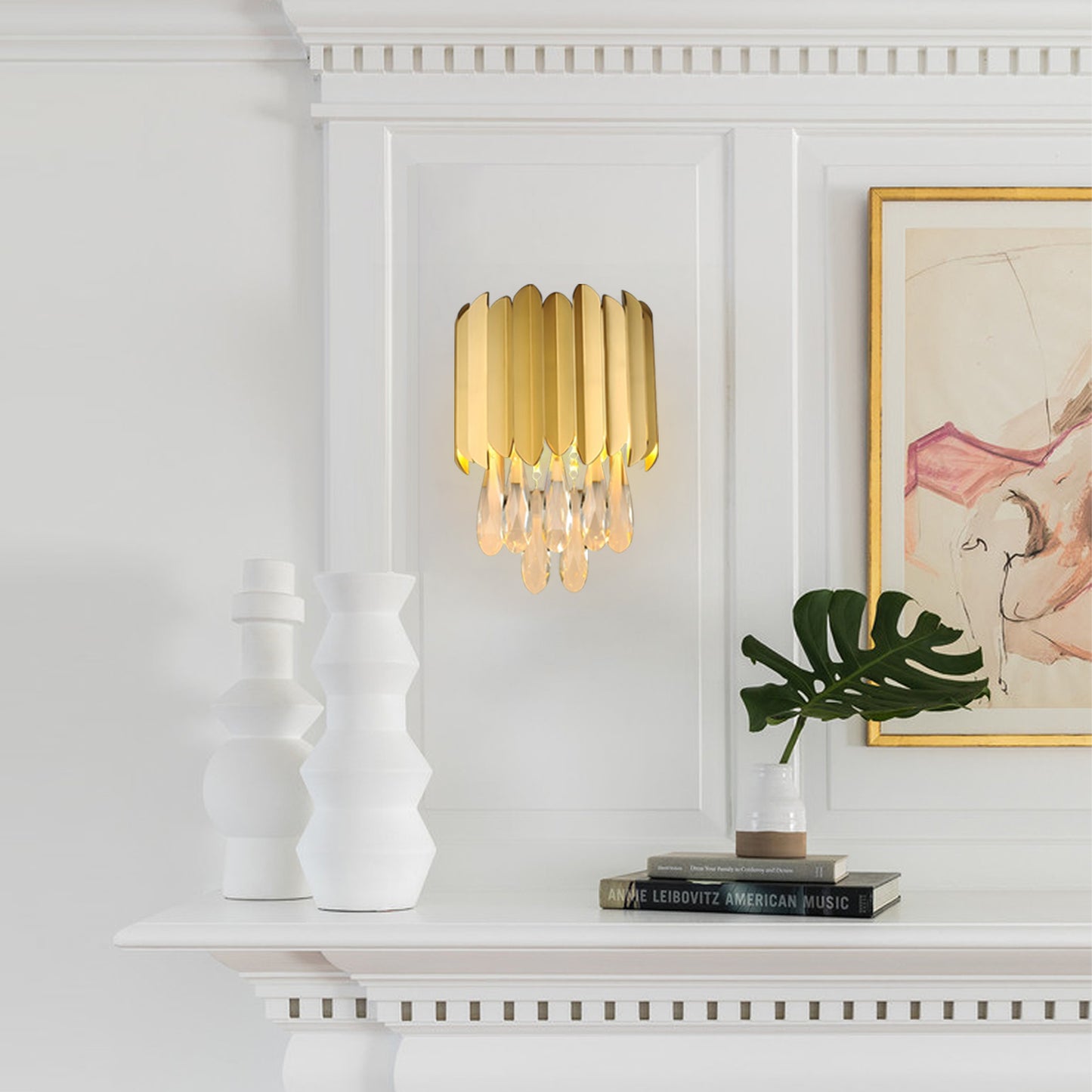 Gladius Crystal Sconce