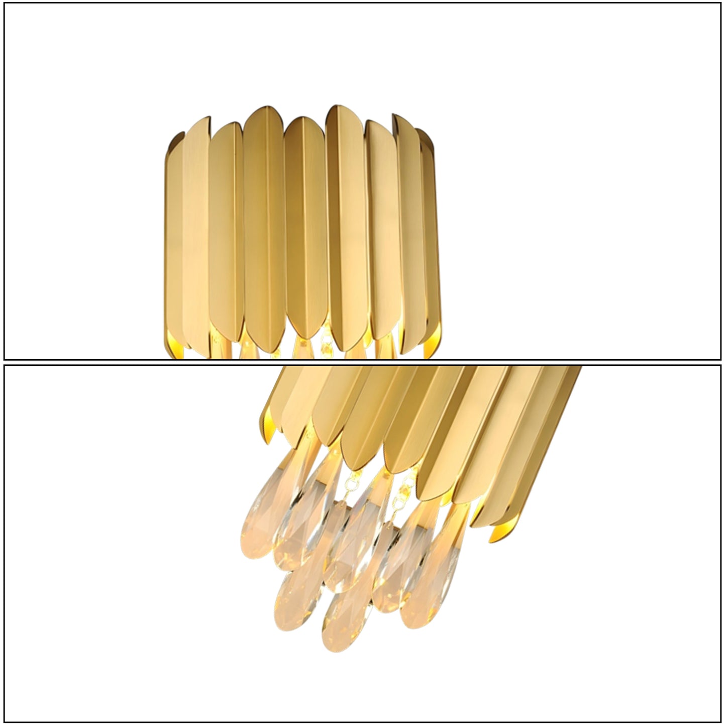 Gladius Crystal Sconce
