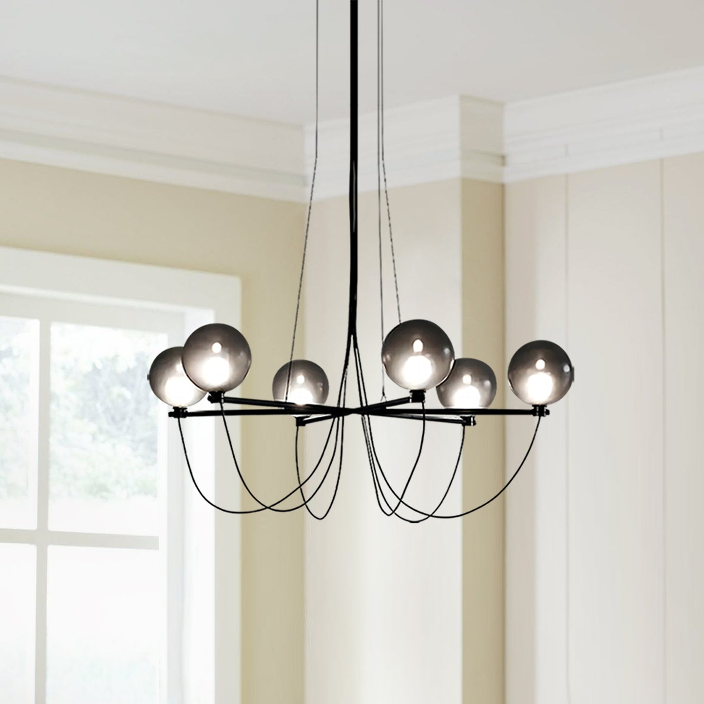 Globe Glass Chandelier