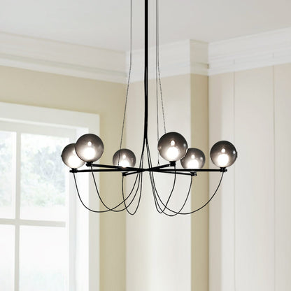 Globe Glass Chandelier