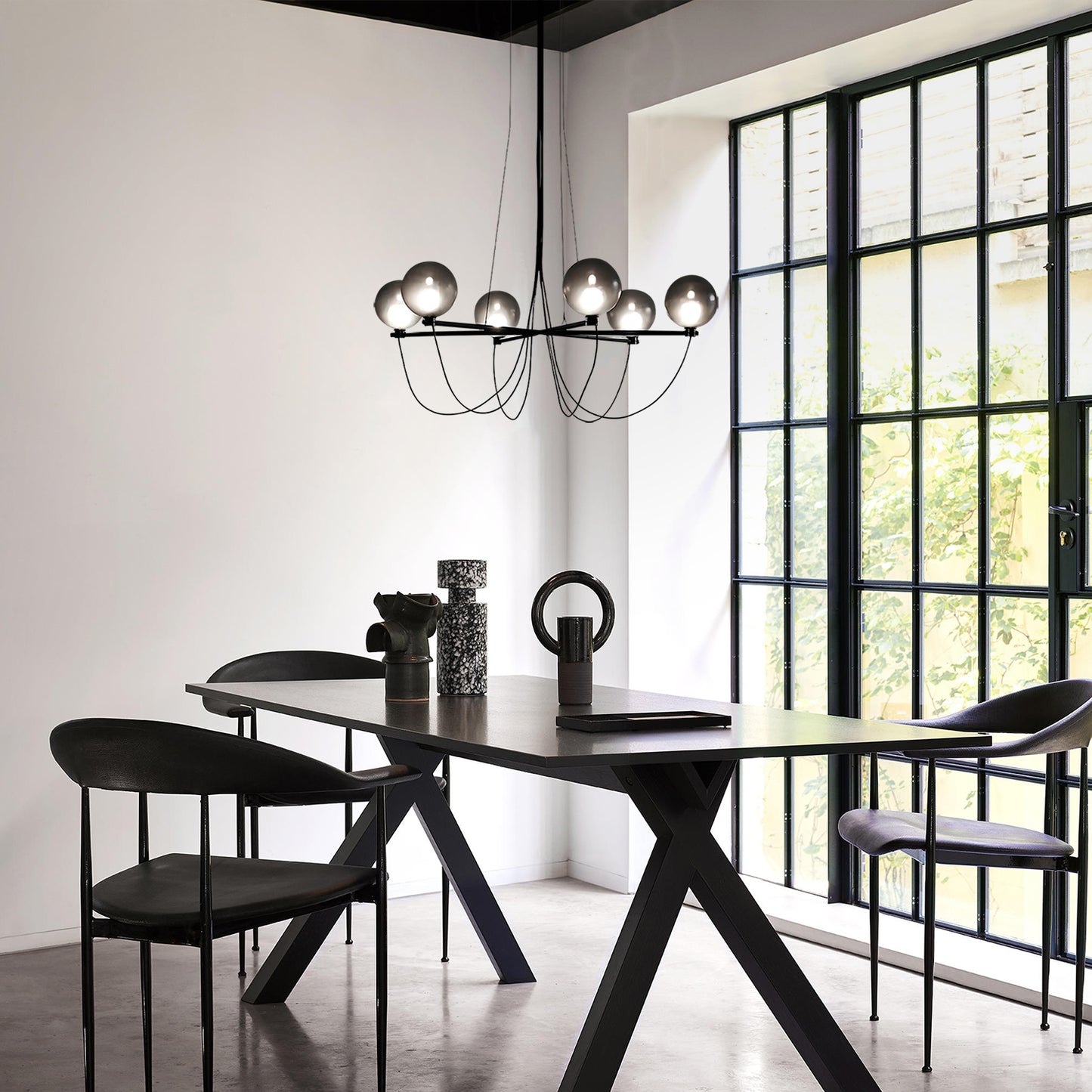 Globe Glass Chandelier