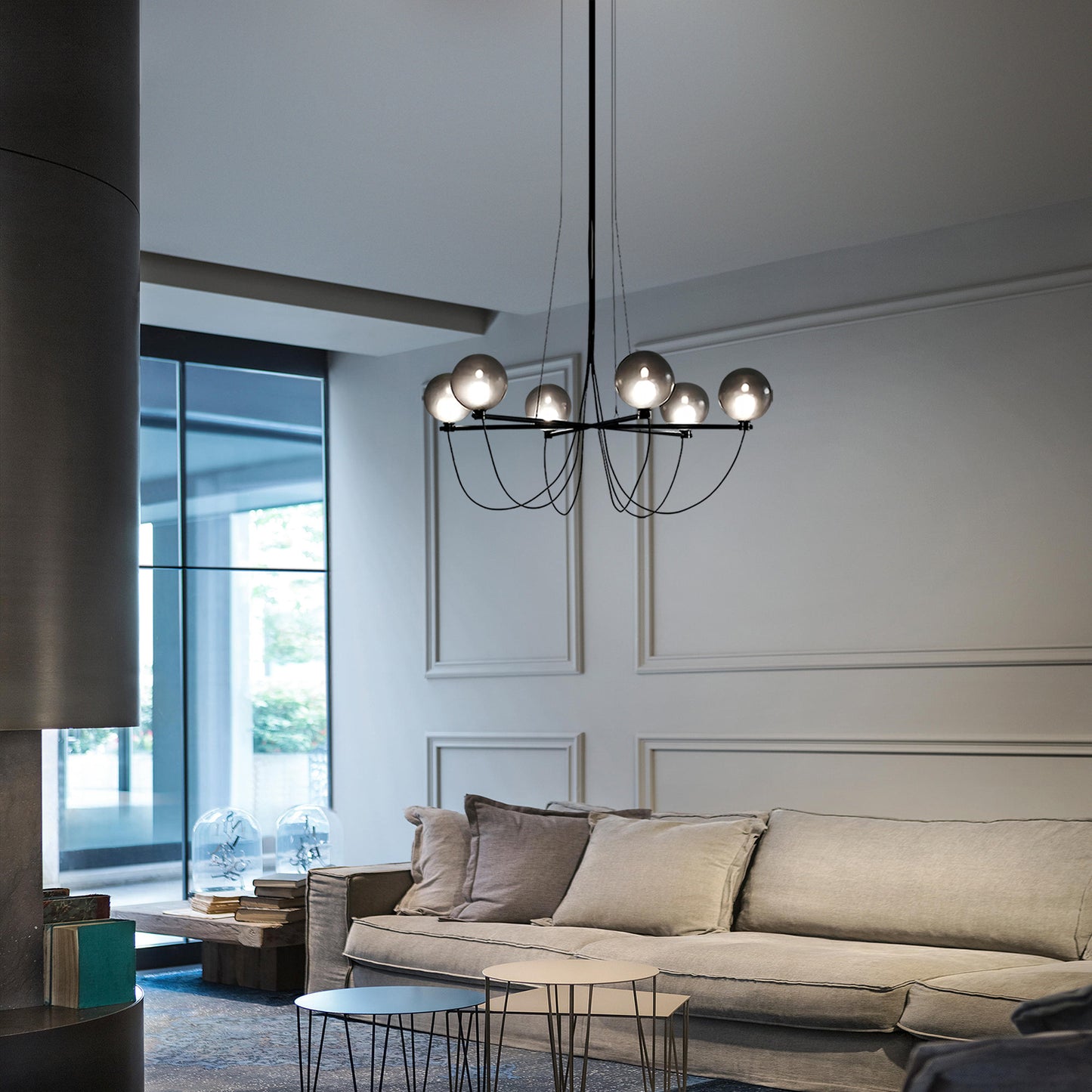 Globe Glass Chandelier