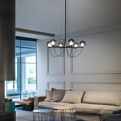 Globe Glass Chandelier