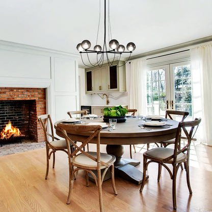 Globe Glass Chandelier