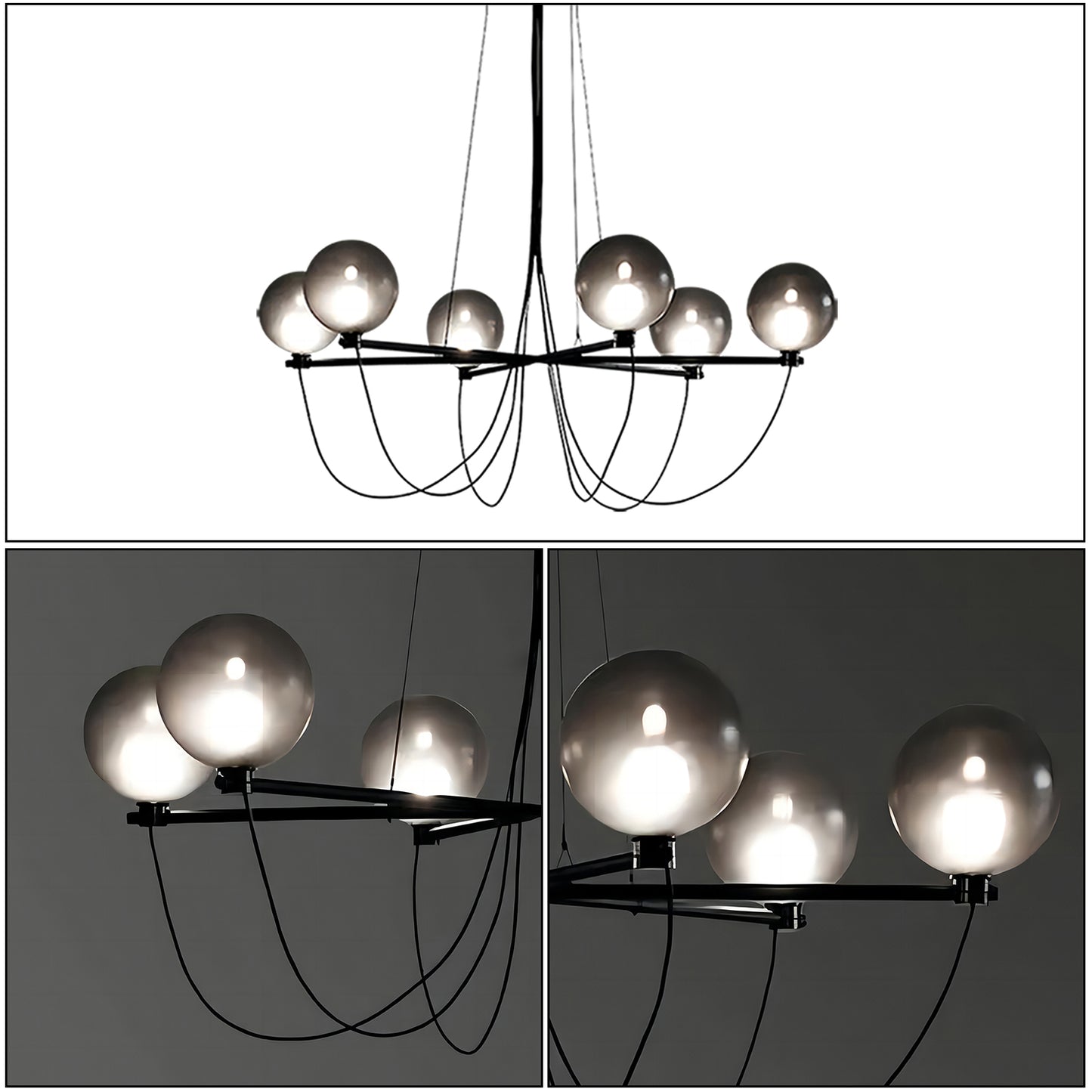 Globe Glass Chandelier