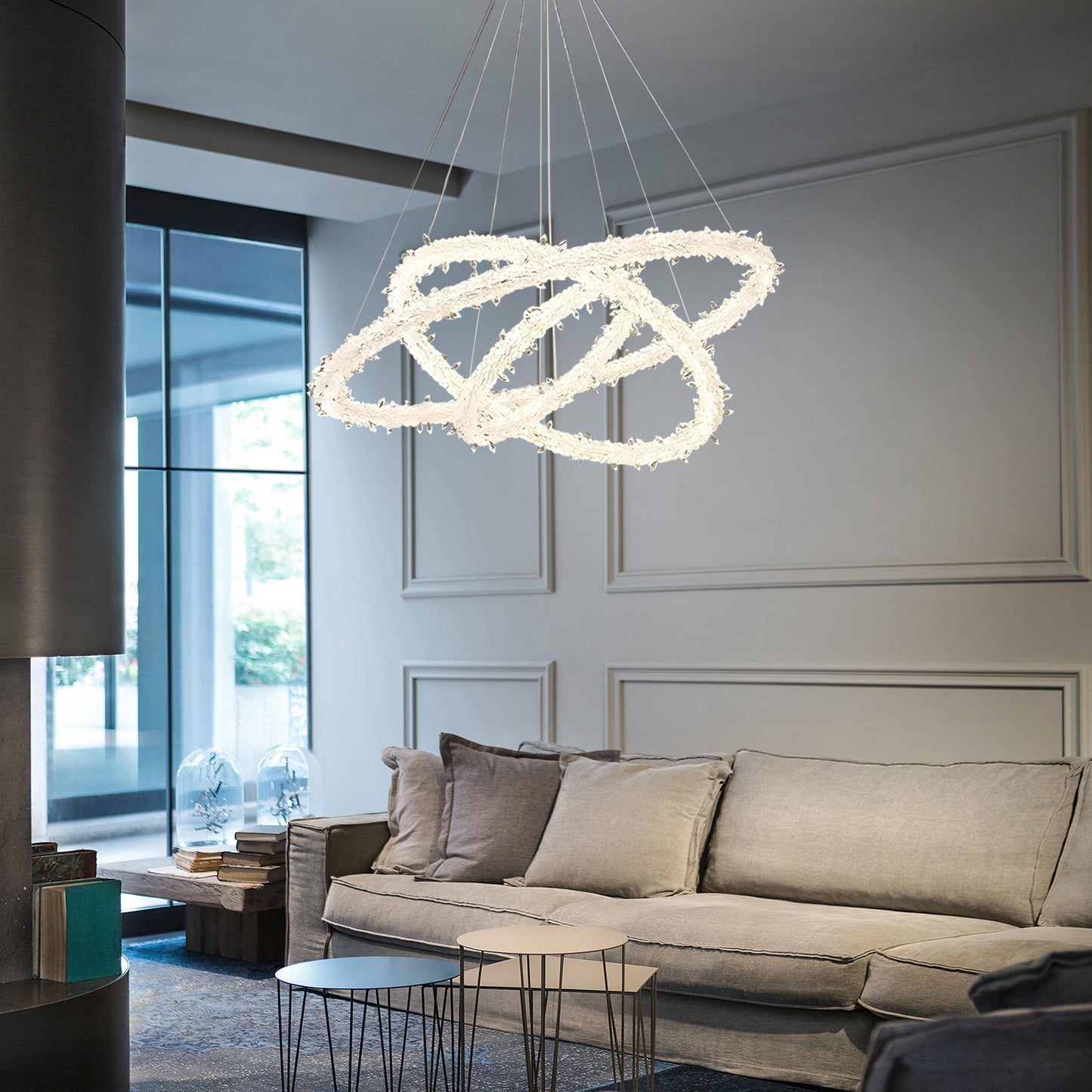 Halo Loop Chandelier