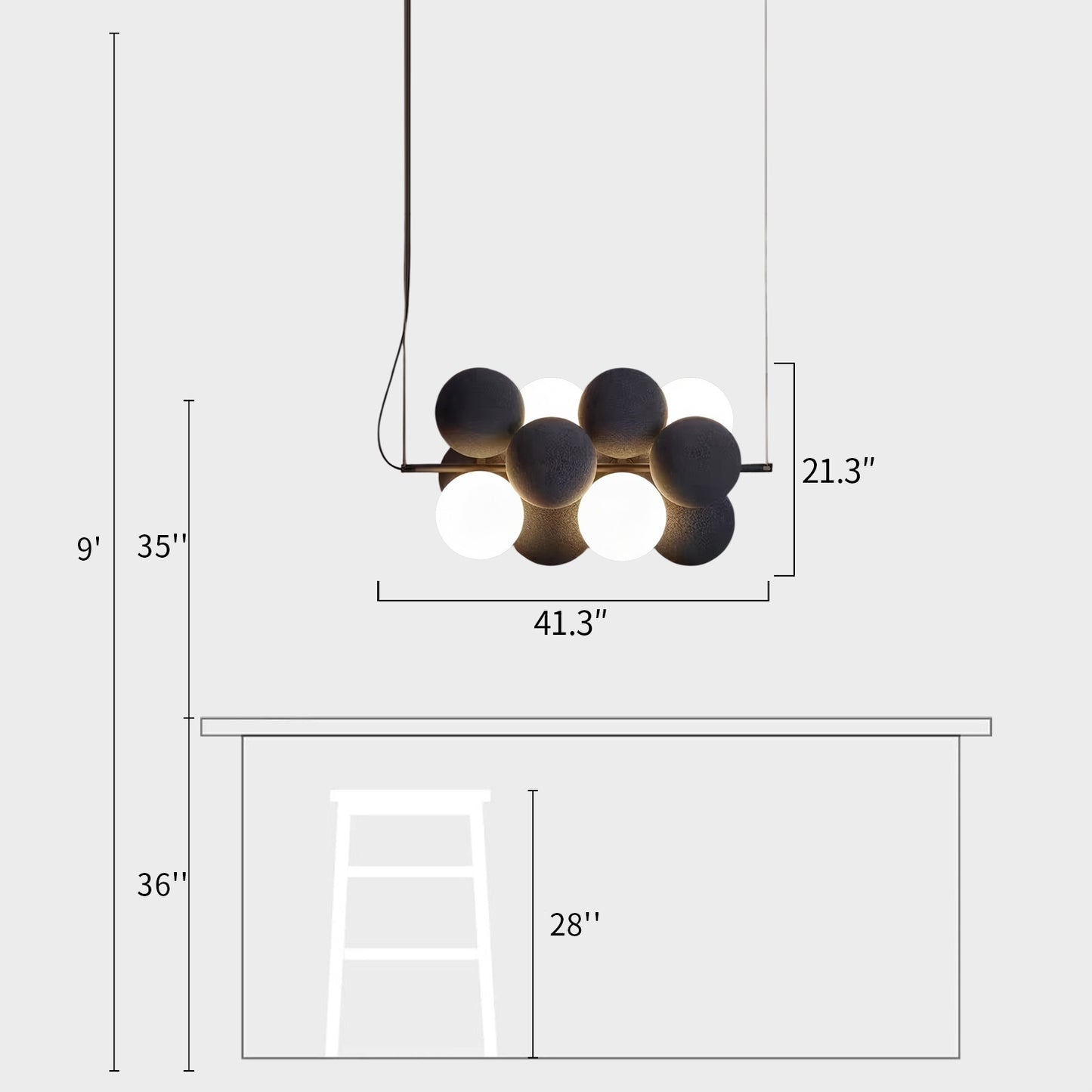 Holly Globe Pendant Light