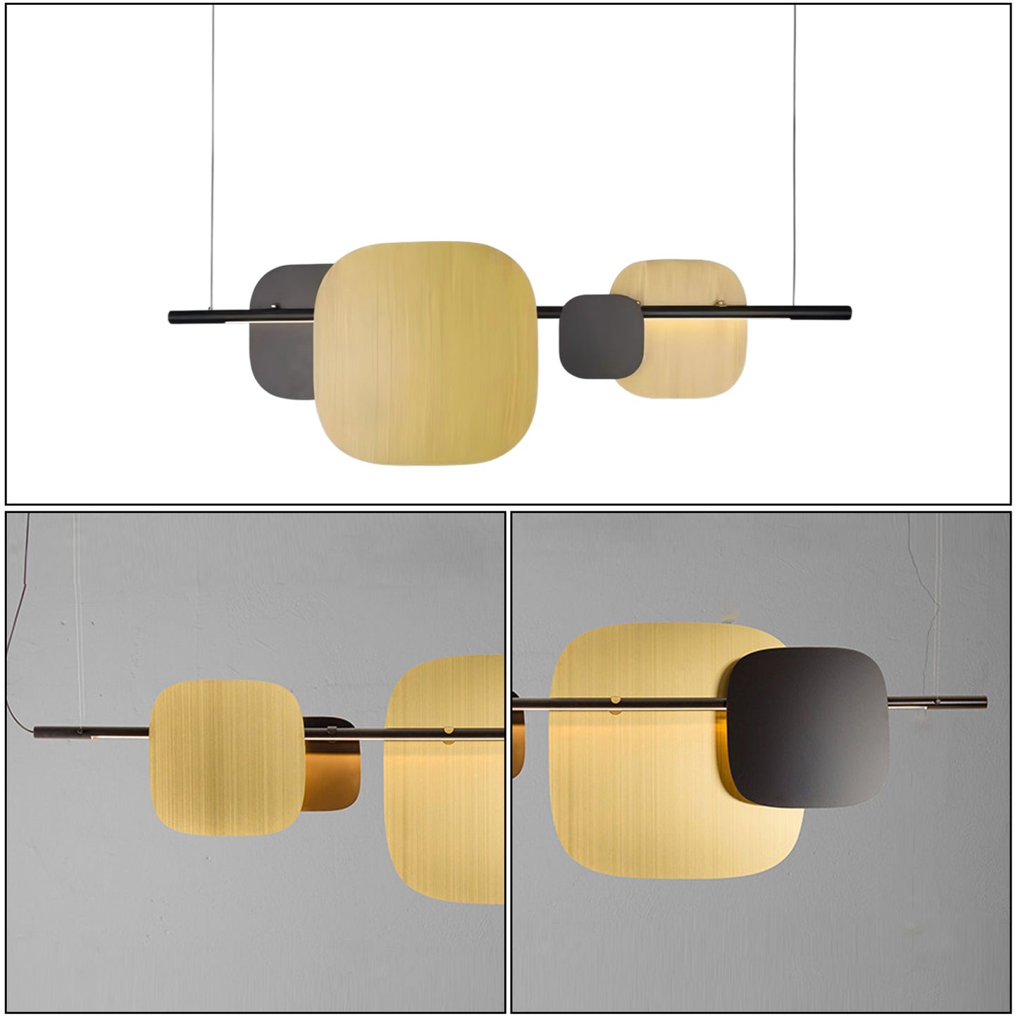 Huilu Panel Pendant Lamp