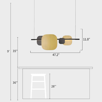 Huilu Panel Pendant Lamp