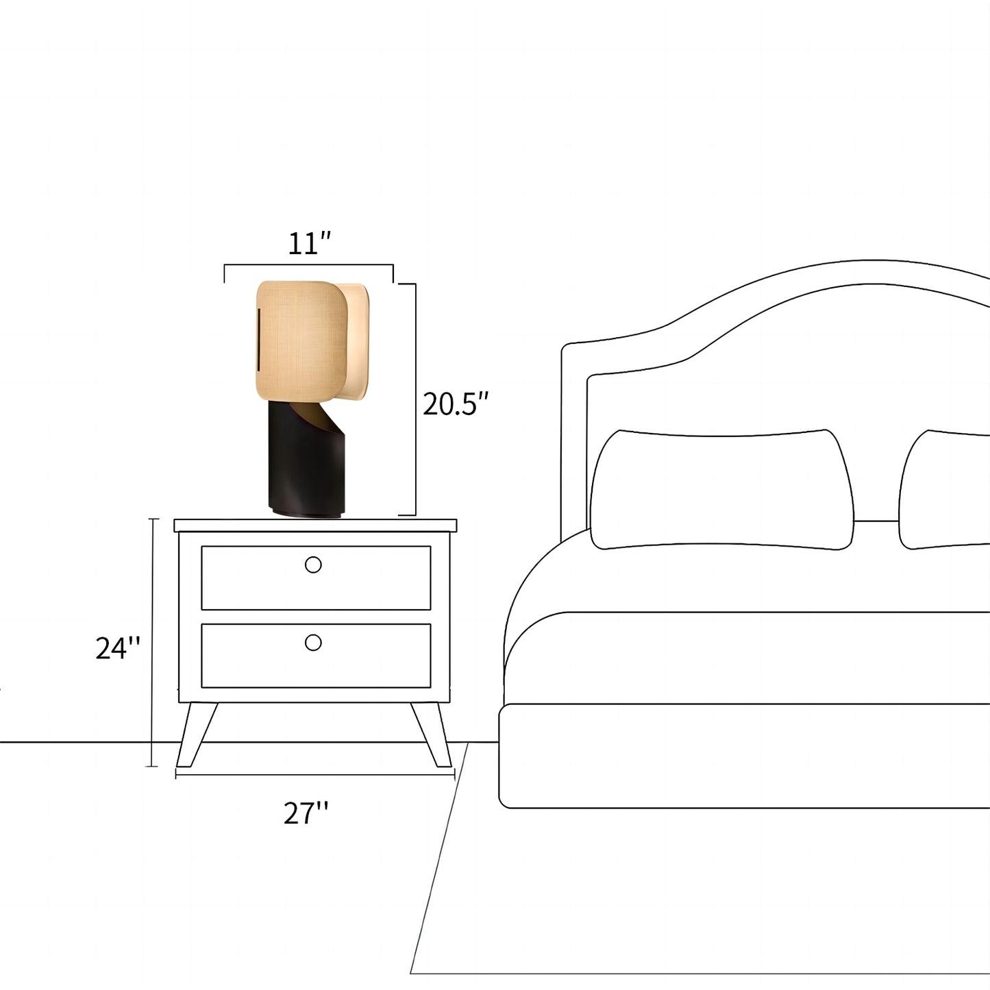 Ibiza Fabric Table Lamp